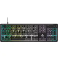 Corsair K55 CORE RGB, Kabel, USB, Mechanische schakelaar, QWERTZ-lay-out, RGB LED-verlichting, Zwart