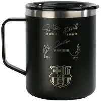 Runbott Thermische Beker met Deksel F.C. Barcelona Marineblauw Roestvrij staal