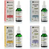 La Saponaria Ultimate Anti-Age Serum Kit - Complete 4-Stappen Skincare Set - Met Hyaluronzuur, Bakuchiol, Peptiden & Collageen - Biologisch & Vegan Gezichtsserum Set