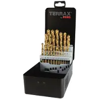 RUKO 25-delige boorset RUKO Terrax HSS-G TiN