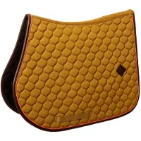 Kentucky Horsewear Horsewear - Zadeldoek onion quilt leer neon jumping kaki
