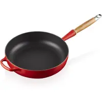 Le Creuset Signature Sauteerpan met houten handvat Kersenrood Ø 28cm 3,6L