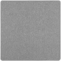 vidaXL Tapijt Loper Lichtgrijs 100 x 100 cm 100% Polypropyleen