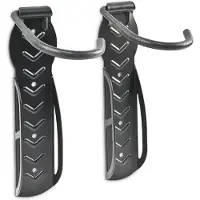 Relaxdays Fietshaak 2 stuks, muurhouder voor 2 fietsen, draaglast 25 kg muurhaak