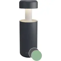 Sompex | Tafellamp Lubao| Antraciet | Accu | Dimbaar | 2 lichtstanden