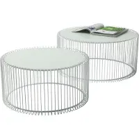Kare design Kare Salontafel Wire White