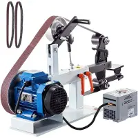 Vevor Bandschuurmachine 1500 W Band- en schijfschuurmachine 5,08 x 208,28 cm Bandmaat Bandschuurmachine 1-fase in 3-fasenschuurmachine 427 x 30,5 cm Rubberen schijf Bandschijfschuurmachine