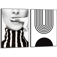 Reinders - Stilte in Stijl - Schilderijen set 50x70 cm - Zwart-Wit