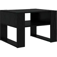 vidaXL Salontafel, zwart, eikenlook, 66 x 53 x 45 cm, houtvezel