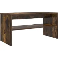 vidaXL TV Kast 80 x 35 x 40 cm Rook Eiken Bewerkt hout