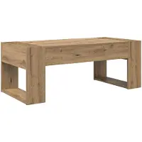 vidaXL Salontafel Artisan-Eikenhout, 110 x 50 x 41 cm, houtvezel