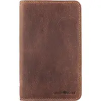 Green Burry Vintage Pen Etui - Leer
