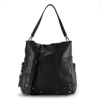 Desigual Schoudertas 'Embro Patch Loverty' zwart