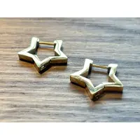 Vibe - ster - goud - 3D - oorsteker - juweel - geschenk- kado