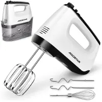 Aigostar 30xmj - Mixer - Pudding Handmixer - 400w - Wit
