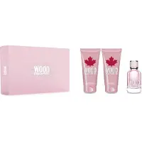 Dsquared2 Wood for Her EDT 50 ml + Aftershave 100 ml + Bodylotion 100 ml (damesparfum)