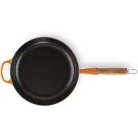 Le Creuset Signature Sauteerpan met houten handvat Oranjerood Ø 28cm 3,6L
