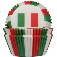 House of Marie Cupcake Vormpjes Italiaanse vlag - pk/50
