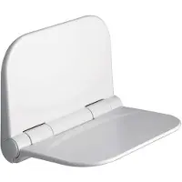 Aqualine Dino - Opklapbare douchestoel, wit DI82