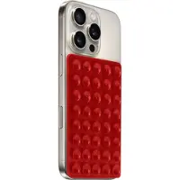Mobiparts Zuignap Telefoonhouder | Sticky Pad - Rood Universeel