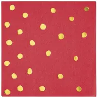 Classic Servetten class red foil (25x25cm, 16st)