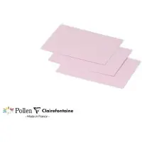 Clairefontaine Kleine Kaarten 70 x 95 mm, Bonbonroze