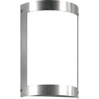 CMD Wandlamp buiten MARCO3, alu / grijs / zink, Roestvrij staal, Modern