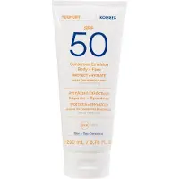 Korres Yoghurt Zonnebrandemulsie voor lichaam en gezicht SPF50 Zonnecrème 200 ml