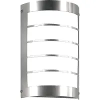 CMD Wandlamp buiten MARCO1, alu / grijs / zink, Roestvrij staal, Modern