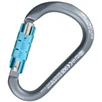 Kong Italy Hms Twist Lock Karabijnhaak Blauw,Grijs
