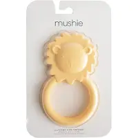 Mushie Siliconen Bijtring | Lion Soft Yellow