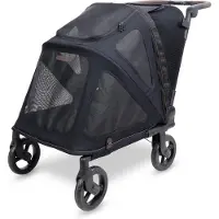Wonderfold PFM Medium Hondebuggy - Inklapbaar - Grijs (Draagvermogen tot 22.7kg)