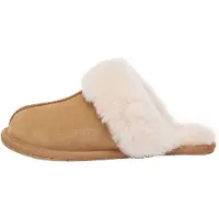 EVER AU Huisschoenen crème / brokaat
