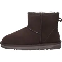 EVER AU Boots 'Emu' chocoladebruin