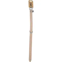 Boony Halsband Leder Sand 25 Mm/55 Cm