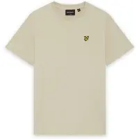 Lyle & Scott T-shirt Ecru Jongens Stretchkatoen Ronde hals Effen - maat 140/146