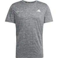Adidas Functioneel shirt 'Own The Run' grijs gemĂȘleerd / offwhite