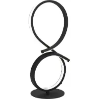 Eglo Moderne led tafellamp Serpins 40cm - zwart