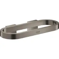 GROHE Handdoekring Selection Of Houder Voor Zeepschaal En Douchetray Hard Graphite Geborsteld