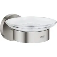 GROHE Start Zeepschaal met houder - supersteel (RVS look)