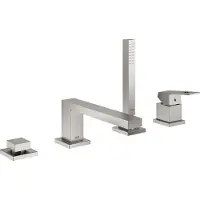 GROHE Badcombinatie Eurocube Viergats Supersteel