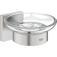 GROHE Start Cube Zeepschaal met houder - supersteel (RVS look) 41096DC0
