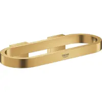 GROHE Handdoekring Selection Of Houder Voor Zeepschaal En Douchetray Cool Sunrise Geborsteld