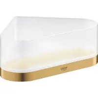 GROHE Selection hoek douchetray met houder - cool sunrise geborsteld (mat goud) - 41038GN0