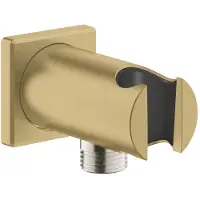 GROHE Rainshower Wandaansluitbocht - 1/2" - met houder - vierkante rozet - brushed cool sunrise (goud)