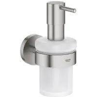 GROHE Start Zeepdispenser met houder - supersteel (RVS look) - 160ml