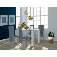 Loft 24 Norma-Eettafel - Glas/Wit