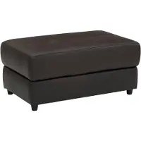 Loft 24 Capena-Poef - Bruin PU