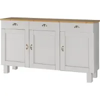 Loft 24 Toscana-Dressoir - Wit/Honing