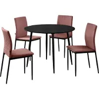 Notio Living Eetset - 100 cm Tafel - Roze